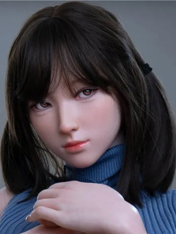 F251【Irontech Doll Head】Sex Doll Head Silicone Japanese girl
