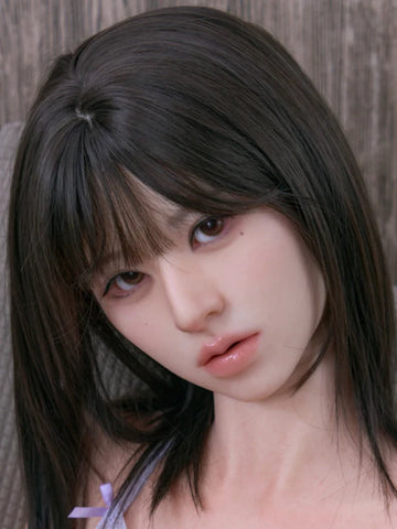 F102-Silicone Sex Doll Head| Real Lady Doll