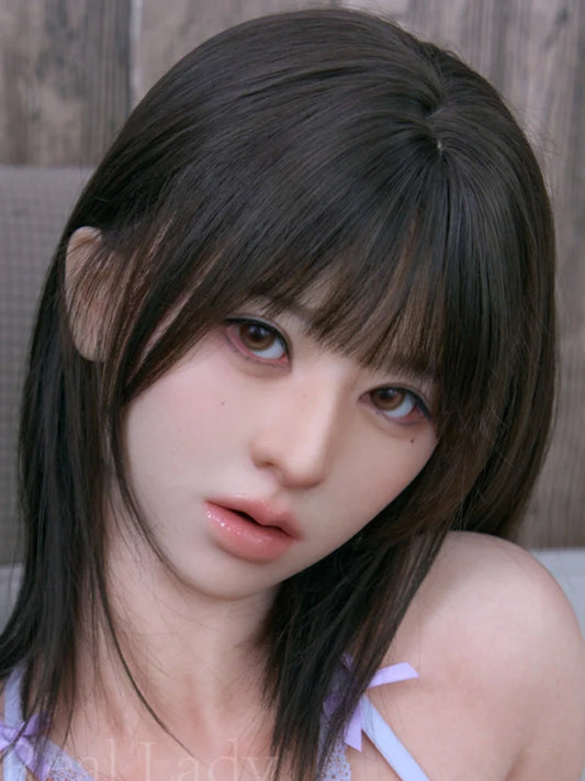 F102-Silicone Sex Doll Head| Real Lady Doll