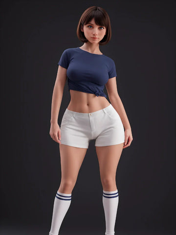 S3095 Asian Silicone Head Mini Sex Doll | Aibei Doll 151cm(4ft11)-37kg F Cup