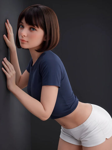 S3095 Asian Silicone Head Mini Sex Doll | Aibei Doll 151cm(4ft11)-37kg F Cup
