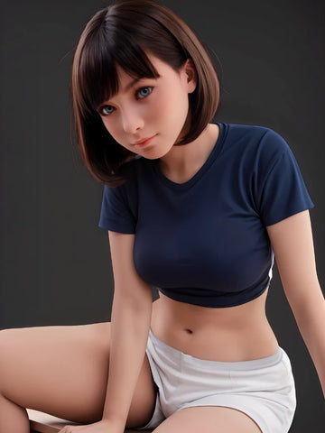 S3095 Asian Silicone Head Mini Sex Doll | Aibei Doll 151cm(4ft11)-37kg F Cup