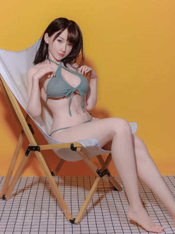 S4285—152cm/4ft11-30.6kg Eimi E Cup Full Silicone Chinese Sex Doll | Jiusheng Doll