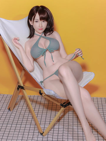S4285—152cm/4ft11-30.6kg Eimi E Cup Full Silicone Chinese Sex Doll | Jiusheng Doll