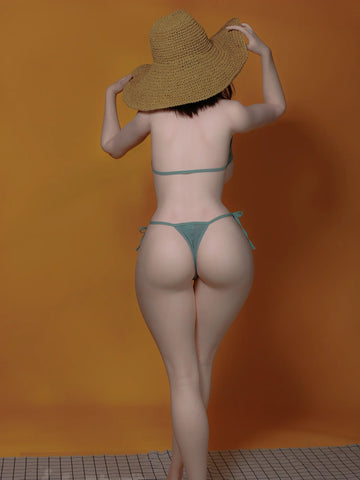 S4285—152cm/4ft11-30.6kg Eimi E Cup Full Silicone Chinese Sex Doll | Jiusheng Doll