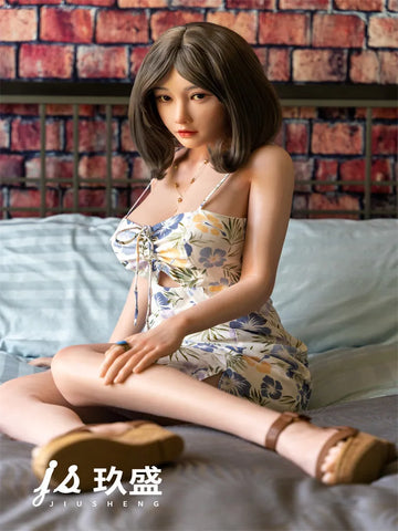 S4303—Jazmin 158cm/5ft1 Luxury Silicone Big Tits E cup Big Boobs Sex Doll|Jiusheng Doll