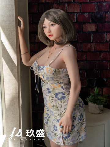 S4303—Jazmin 158cm/5ft1 Luxury Silicone Big Tits E cup Big Boobs Sex Doll|Jiusheng Doll