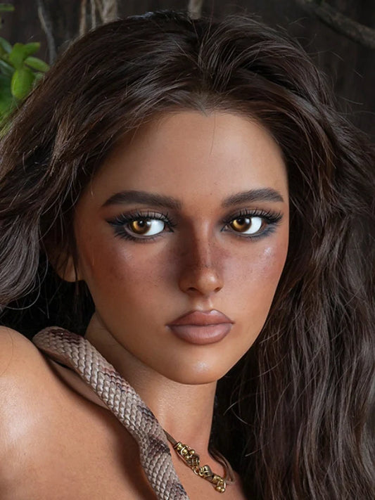 F100-Silicone Sex Doll Head| Real Lady Doll