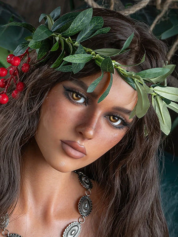 F100-Silicone Sex Doll Head| Real Lady Doll