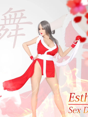 S69-160cm(5ft3)-45.2kg L Cup Esther Huge Boobs and Ass TPE Sex Doll|Climax Doll