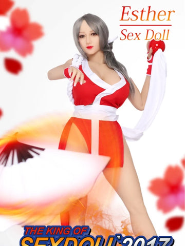 S69-160cm(5ft3)-45.2kg L Cup Esther Huge Boobs and Ass TPE Sex Doll|Climax Doll