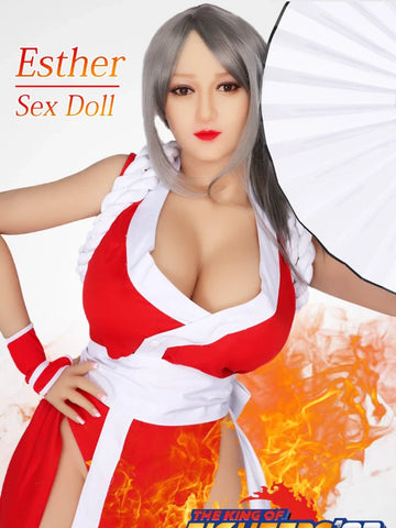 S69-160cm(5ft3)-45.2kg L Cup Esther Huge Boobs and Ass TPE Sex Doll|Climax Doll