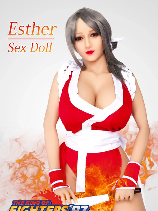 S69-160cm(5ft3)-45.2kg L Cup Esther Huge Boobs and Ass TPE Sex Doll|Climax Doll