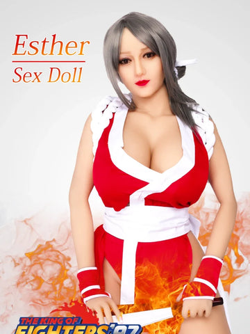S69-160cm(5ft3)-45.2kg L Cup Esther Huge Boobs and Ass TPE Sex Doll|Climax Doll