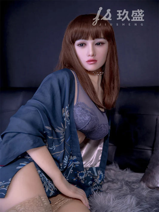 S4253—Mireya 160cm/5ft2 37kg D Cup Real TPE Body+ Silicone Head Cartoon Anime Sex Doll |Jiusheng Doll
