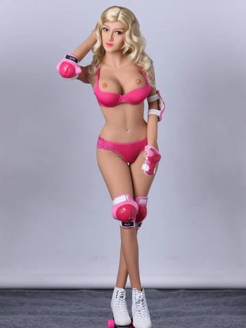 S57-165cm(5ft4)-33kg Esther G Cup Blonde Hair Celebrity Lifelike TPE Sex Doll |Climax Doll
