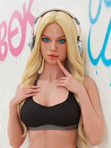 S3266 Big Breast Blonde Silicone Head Sex Doll | Aibei 166cm-41kg H Cup