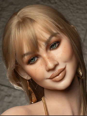 F98-Silicone Realistic Sex Doll Head Only| Real Lady Doll