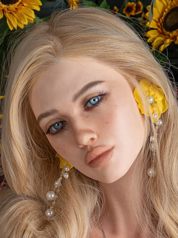 F93-Silicone Realistic Sex Doll Head Only| Real Lady Doll