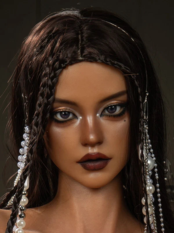 F94-ROS Silicone Sex Doll Head| Real Lady Doll