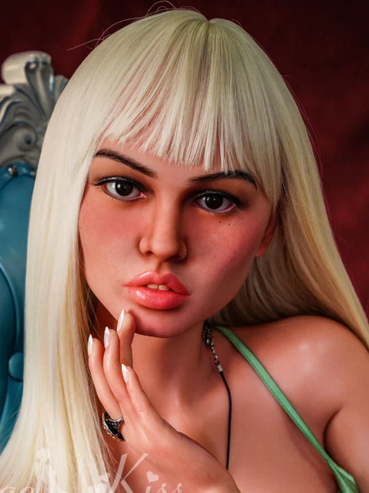 F513丨Angel Kiss Doll Head-Silicone Sex Doll Head