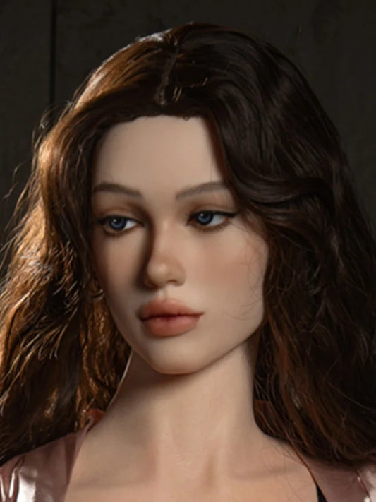 F90-Silicone Sex Doll Head| Real Lady Doll