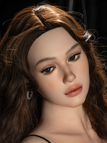 F90-Silicone Sex Doll Head| Real Lady Doll