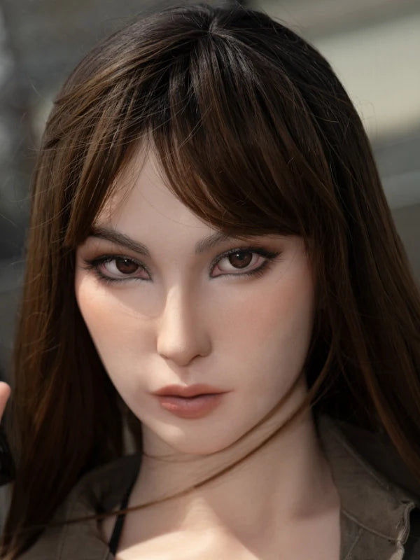F86- Silicone Sex Doll Head| Real Lady Doll