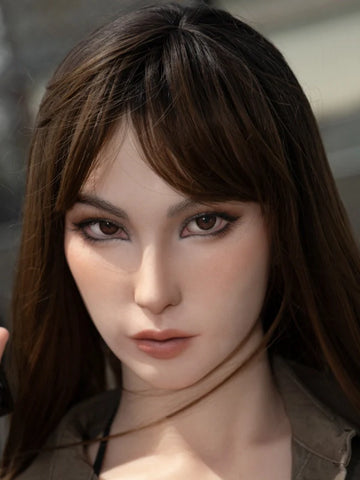 F86- Silicone Sex Doll Head| Real Lady Doll