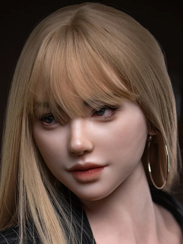 F84-Silicone Sex Doll Head| Real Lady Doll