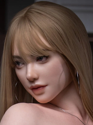 F84-Silicone Sex Doll Head| Real Lady Doll