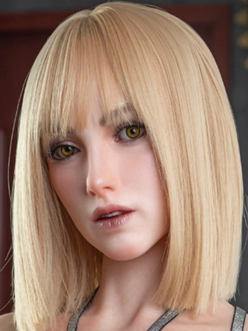 F80-Silicone Sex Doll Head| Real Lady Doll