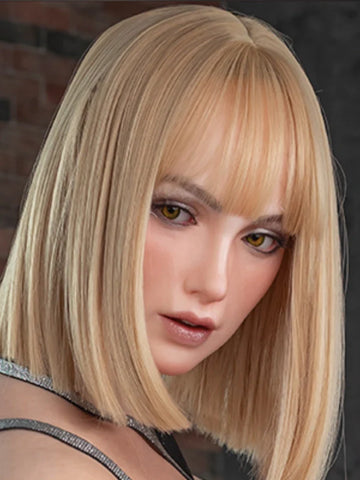 F80-Silicone Sex Doll Head| Real Lady Doll