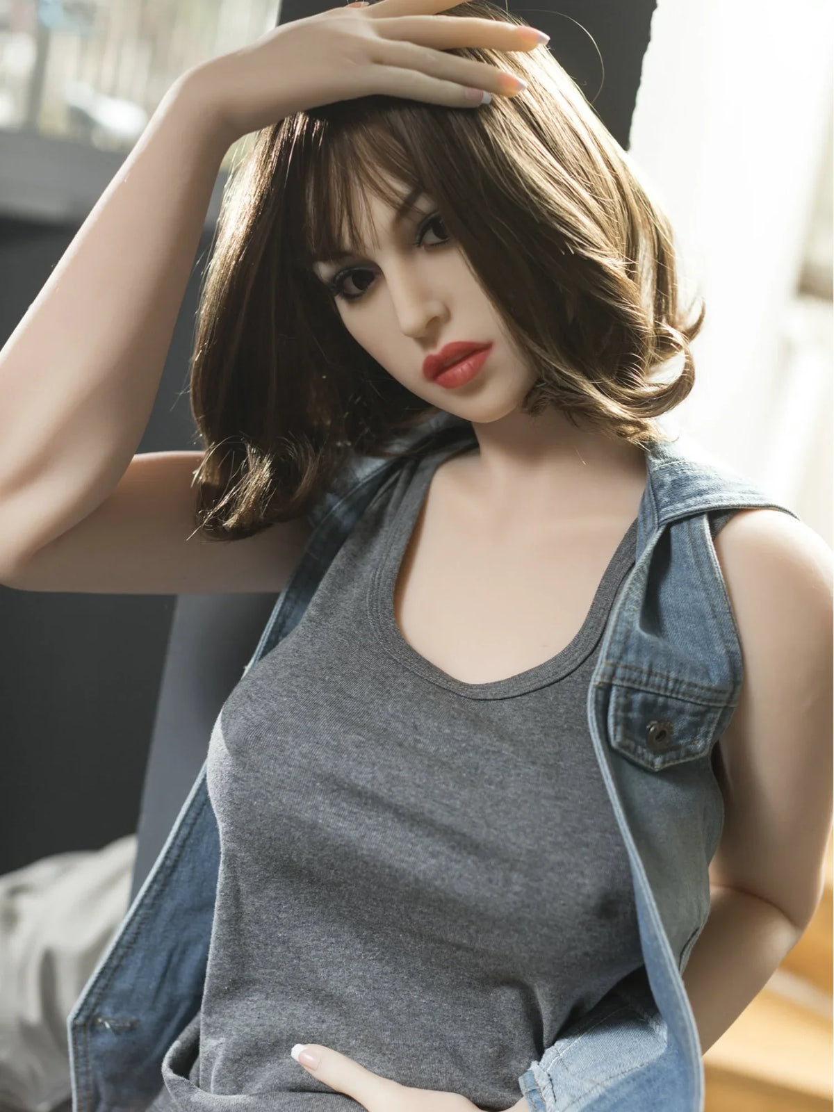 S873- D Cup TPE Sexy Woman Skinny Lightweight Sex Doll | YL Doll 170cm/5ft6(37kg)