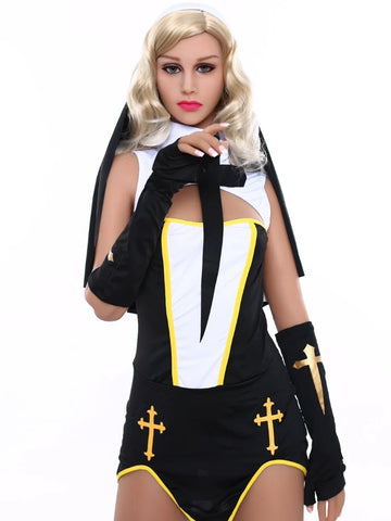 S53-175cm(5ft7)-39.8kg A Cup Kelly Small Breast TPE Sex Doll |Climax Doll