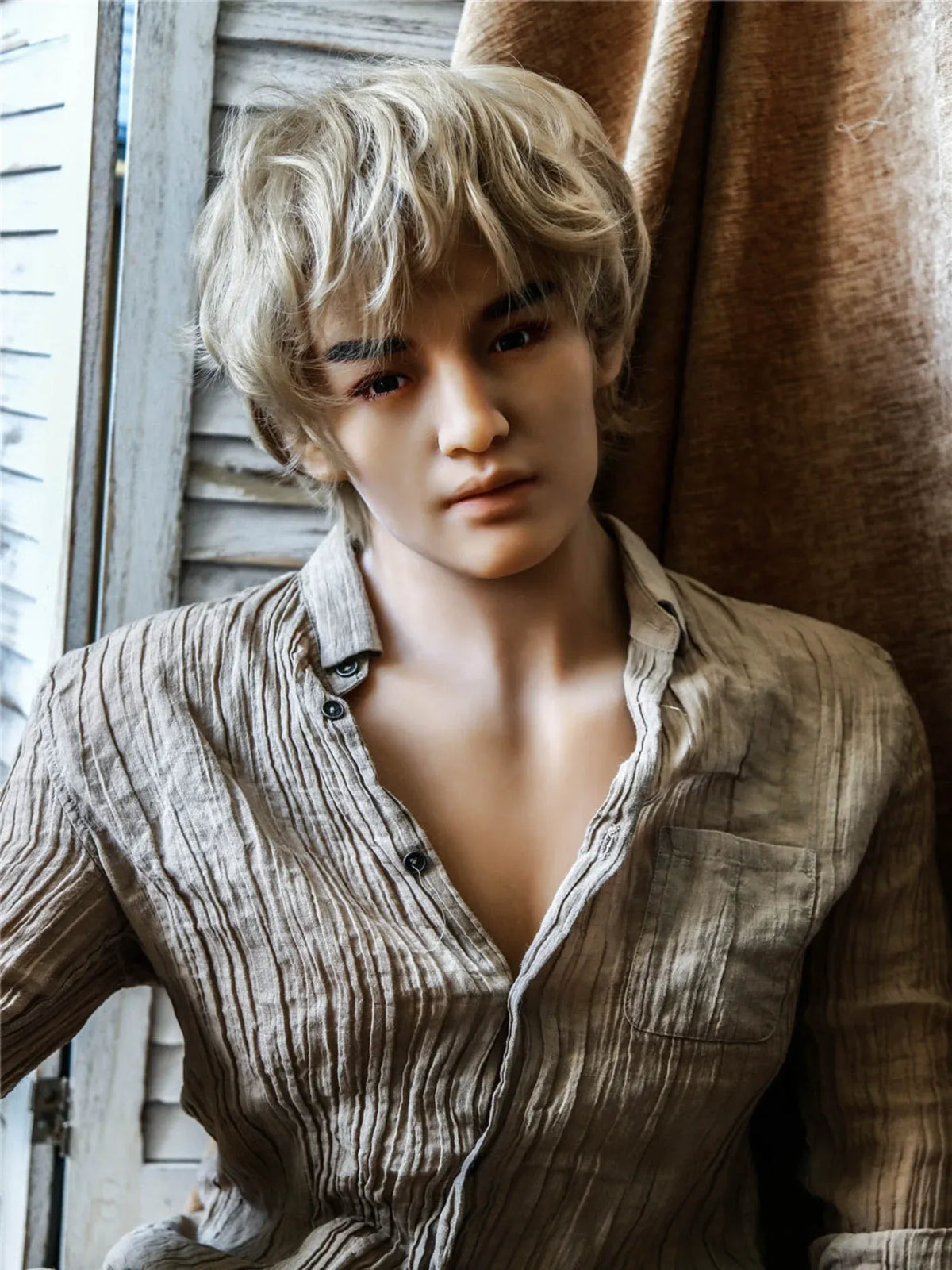 S3333- Full TPE Handsome Gay & Femboy Dolls with Muscular | Qita doll 175cm/5ft9(60kg)