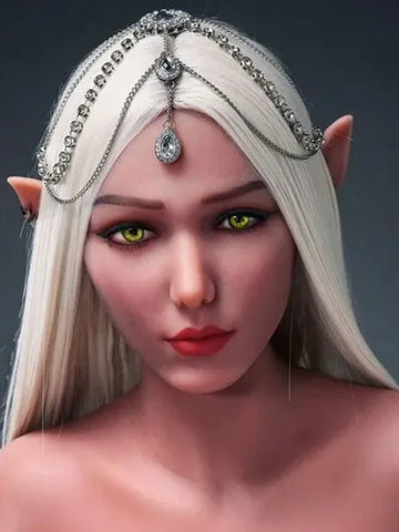 F357 【Irontech Doll Head】 TPE Oral Sex Doll Head Elf