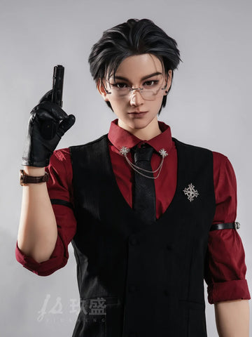 S4280—185cm/6ft1-45kg Gavin Premium Silicone Head Femboy sex with real male doll for Roleplay - Jiusheng Doll