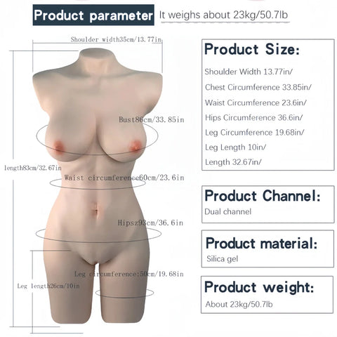 H7-Half body love doll Slicone|Dang Xia