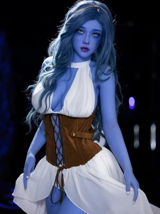 S3144 Blue Alien Chubby TPE Sex Doll | Aibei 160cm-39kg F Cup