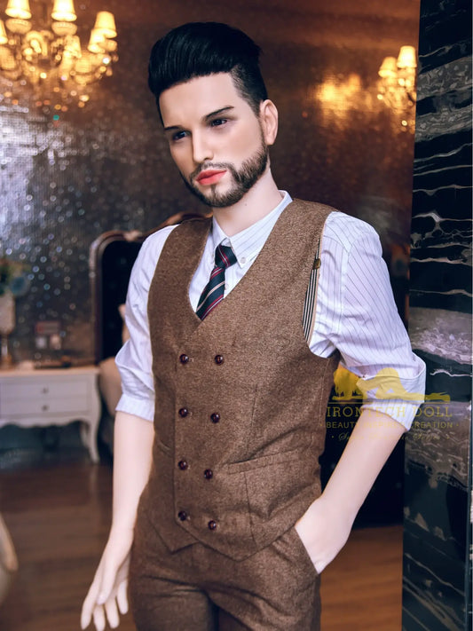 S1497-Femboy Male Sex Doll-Irontech Doll-162cm(5ft3)-49kg