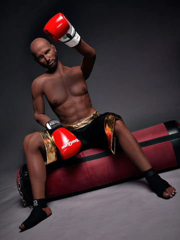 S1009-Guy TPE Best Black Male Sex Doll - Irontech Doll-175CM/5ft8-50kg