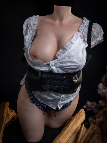 H58-27.56LB Medium Olivia BBW Sex Doll Silicone Sex Doll for Men | LoveNestle