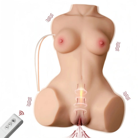 H216- cleaning Sucking Vibration Sex doll torso|xingse-18.74lb