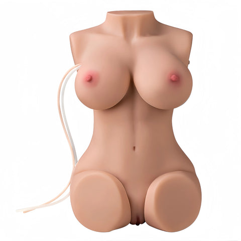 H207-Vibrating & Sucking Mini Sex Doll Torso|xingse-13.2lb/13.6inch
