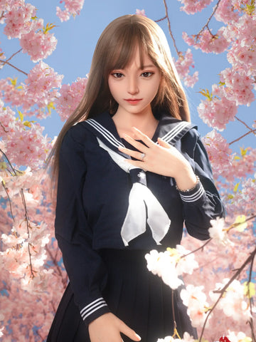 S532- 163cm(5ft4)-35kg E Cup Silicone ROS Japanese School Style Sex Doll Fantasy Roleplay Ready丨Doll senior
