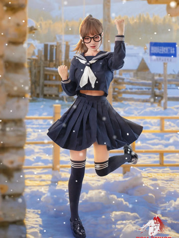 S532- 163cm(5ft4)-35kg E Cup Silicone ROS Japanese School Style Sex Doll Fantasy Roleplay Ready丨Doll senior