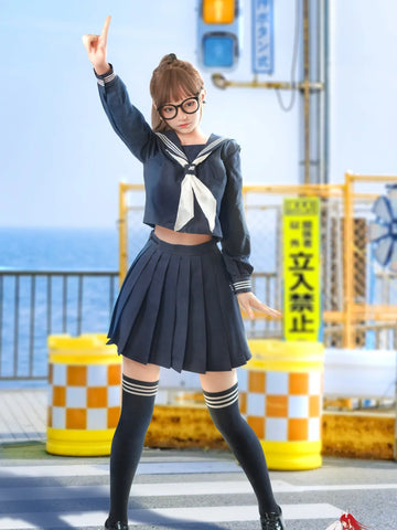 S532- 163cm(5ft4)-35kg E Cup Silicone ROS Japanese School Style Sex Doll Fantasy Roleplay Ready丨Doll senior