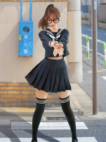 S532- 163cm(5ft4)-35kg E Cup Silicone ROS Japanese School Style Sex Doll Fantasy Roleplay Ready丨Doll senior
