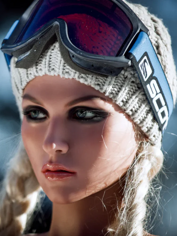 S3162 Small Breast Skiing Girl TPE Sex Doll | Aibei 158cm-31.25kg C Cup